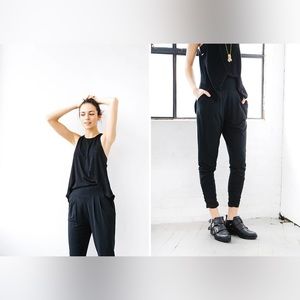 Encircled Dressy Sweatpant, XS, Black